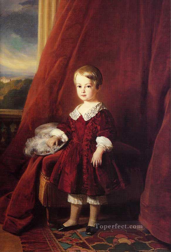 Louis Philippe Marie Ferdinand Gaston DOrleans Comte DEu royalty portrait Franz Xaver Winterhalter Oil Paintings